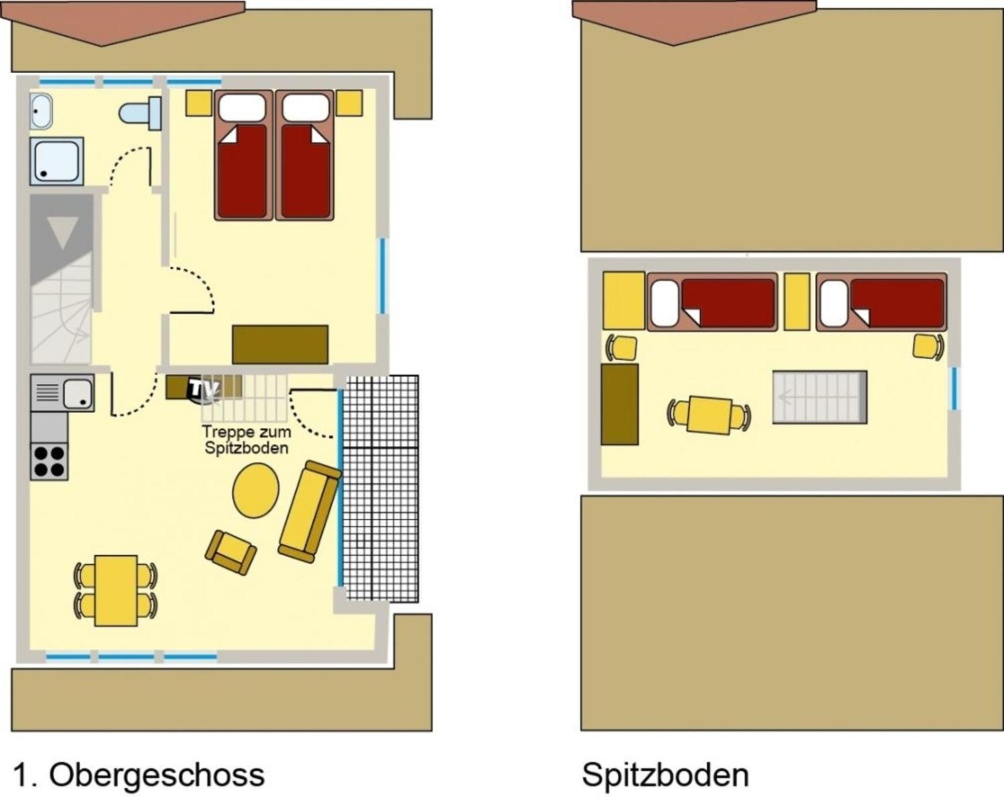 Ferienwohnung Nr 07 Og Spitzboden Борн Екстер'єр фото